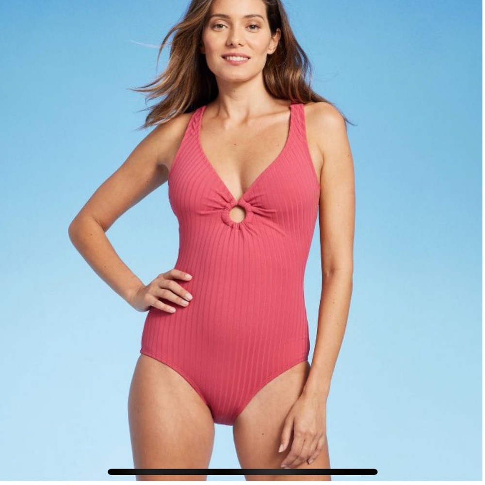 New! Kona Sol Women’s rubbed one piece swimsuit